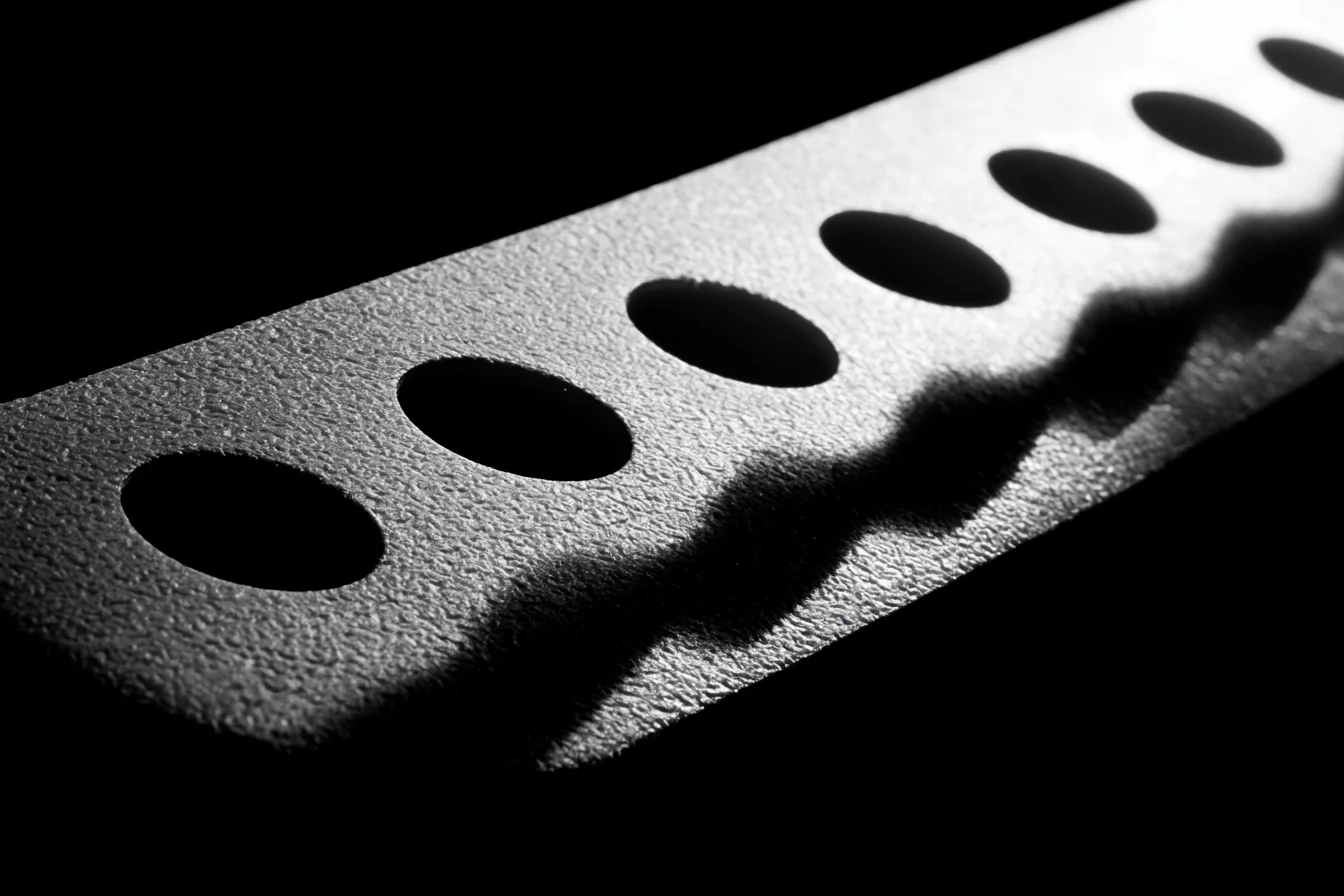 The seven-hole adjustment tab